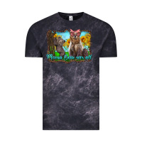 Cloud Black mama bear sees all with sunflowers Vintage Tee - Artiststas