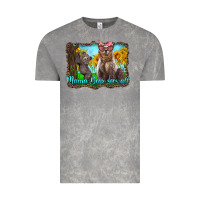 Cloud Rock mama bear sees all with sunflowers Vintage Tee - Artiststas