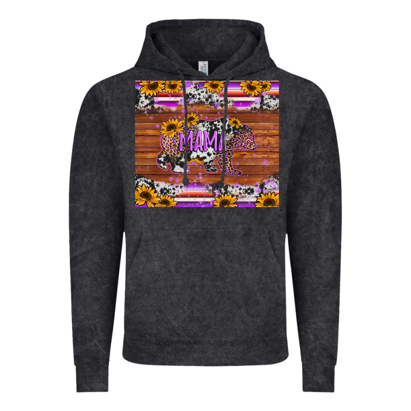 Mama Bear Sunflowers Purple Vintage Hoodie by Jasminsmagicworld | Teevron