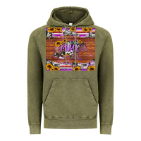 Vintage Olive mama bear sunflowers purple Vintage Hoodie - Jasminsmagicworld