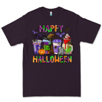 Plum happy halloween coffee cups Premium Tee - AdoDesignShop