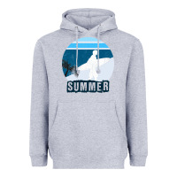 Heather Grey Summer Surf Heavyweight Hoodie - Bettercallsaul