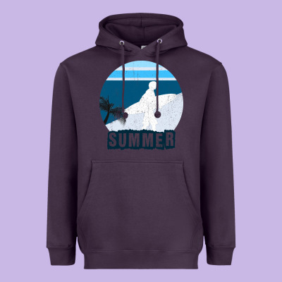 Summer Surf Heavyweight Hoodie Designed By Bettercallsaul