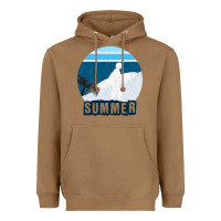 Toasted Coconut Summer Surf Heavyweight Hoodie - Bettercallsaul
