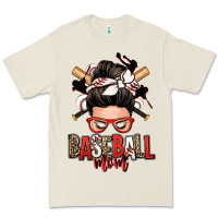 Bone baseball mom messy bun Premium Tee - Zillion Design Studio