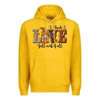 Lemon I Think I Love Fall Most of All Premium Hoodie - texasbilliewilder