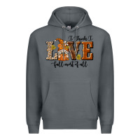 Rock I Think I Love Fall Most of All Premium Hoodie - texasbilliewilder