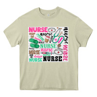Mossy nurse Heavy Core Tee - Zillion Design Studio