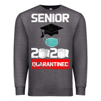 Charcoal Heather Senior 2020 Quarantined Premium Sweatshirt - Bettercallsaul