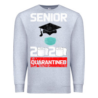 Heather Grey Senior 2020 Quarantined Premium Sweatshirt - Bettercallsaul