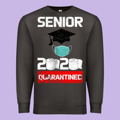 Senior 2020 Quarantined Premium Sweatshirt Designed By Bettercallsaul