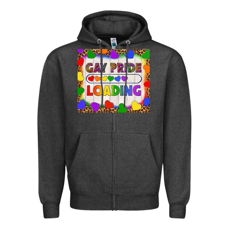 Gay Pride Loading Lgbtq Tumbler Zipper Hoodie by BundleAndBundleShop | Teevron