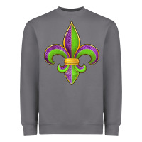 Storm mardi gras fleur de lis leopard Heavyweight Sweatshirt - Jasminsmagicworld