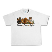 Lunar Rock Peace Love Tigers Urban Heavy Tee - LillyAllenDesigns