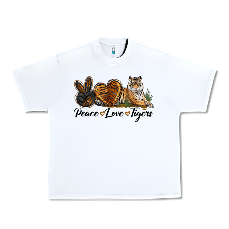 Peace Love Tigers Urban Heavy Tee by LillyAllenDesigns | Teevron