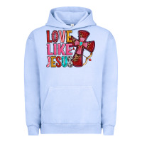 Pigment Grape Ice love like jesus Urban Hoodie - OliviaCreatesArt