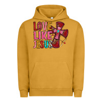 Pigment Peanut Butter love like jesus Urban Hoodie - OliviaCreatesArt