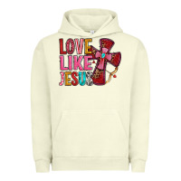 Pigment Pistachio love like jesus Urban Hoodie - OliviaCreatesArt