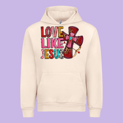 Love Like Jesus Urban Hoodie Designed By Oliviacreatesart