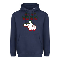 Navy He's My Weirdo Galaxy Heavyweight Hoodie - Bettercallsaul