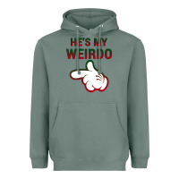 Sage He's My Weirdo Galaxy Heavyweight Hoodie - Bettercallsaul