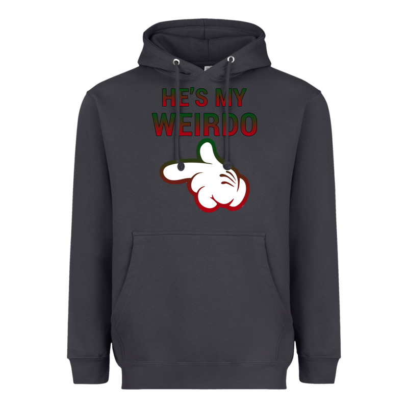 He's My Weirdo Galaxy Heavyweight Hoodie by Bettercallsaul | Teevron