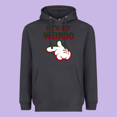 He's My Weirdo Galaxy Heavyweight Hoodie Designed By Bettercallsaul