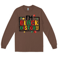 Chestnut i'm black history Long Sleeve Tee - MaliasSmallBusiness