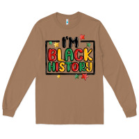 Toasted Coconut i'm black history Long Sleeve Tee - MaliasSmallBusiness