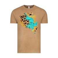 Vintage Camel glitter leopard turquoise patch Vintage Tee - AdoDesignShop
