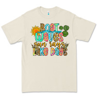 Bone boat waves sun rays lake days Premium Tee - Zillion Design Studio