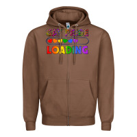 Chestnut Western Gay Pride Loading LGBTQ+ Zipper Hoodie - BundleAndBundleShop