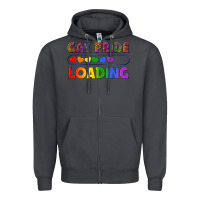 Smoke Western Gay Pride Loading LGBTQ+ Zipper Hoodie - BundleAndBundleShop