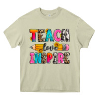 Mossy teach love inspire Heavy Core Tee - Zillion Design Studio