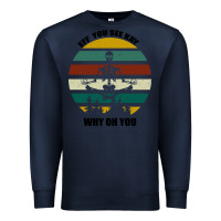 Navy Eff You See Kay Why Oh You Premium Sweatshirt - Bettercallsaul