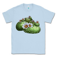 Dusty Blue blossfeldia cactus Classic Tee - LillyAllenDesigns