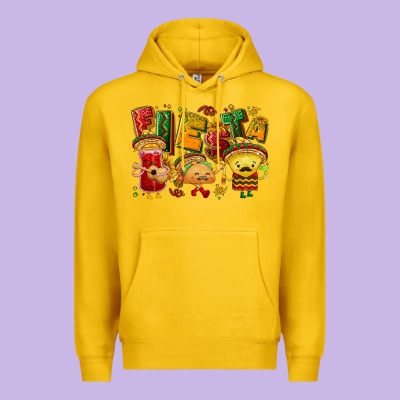 Fiesta With Taco, Nacho, Souce Premium Hoodie Designed By Nancycooperartshop