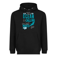 Black The Ocean Is Calling Heavyweight Hoodie - Bettercallsaul