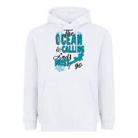 White The Ocean Is Calling Heavyweight Hoodie - Bettercallsaul