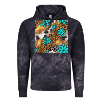 Cloud Black western turquoise gemstone seamless pattern Vintage Hoodie - BundleAndBundleShop