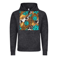 Vintage Black western turquoise gemstone seamless pattern Vintage Hoodie - BundleAndBundleShop
