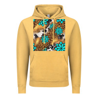Vintage Mustard western turquoise gemstone seamless pattern Vintage Hoodie - BundleAndBundleShop