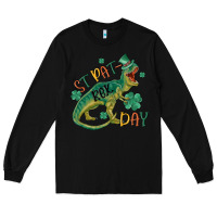 Black st patrex day Long Sleeve Tee - MaliasSmallBusiness