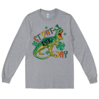 Heather Grey st patrex day Long Sleeve Tee - MaliasSmallBusiness