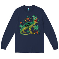 Navy st patrex day Long Sleeve Tee - MaliasSmallBusiness