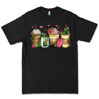Black cactus coffee cups Premium Tee - Zillion Design Studio