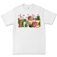 White cactus coffee cups Premium Tee - Zillion Design Studio