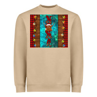 Mushroom nana highland cow Christmas Heavyweight Sweatshirt - BarkalooDesign