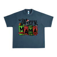 Midnight Navy merry mama Christmas Urban Heavy Tee - Jasminsmagicworld