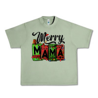 Oil Green merry mama Christmas Urban Heavy Tee - Jasminsmagicworld